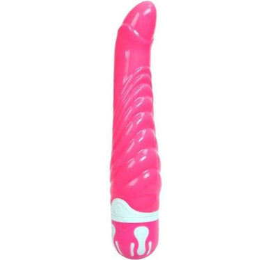 Vibratore stimolante con rilievi, 10 funzioni, 21,8 cm rosa